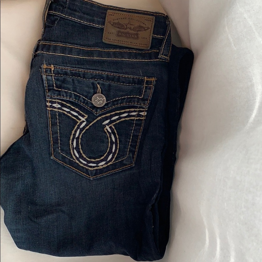 Distressed Big Star Jeans